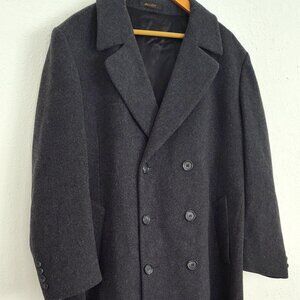 London Fog, Double Breasted Peacoat, Overcoat,100% Wool, 44 Regular, USA